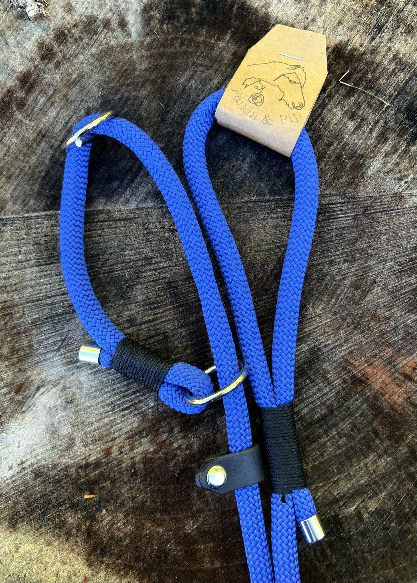 'Panda & Pip' Slip/Figure-8 Lead