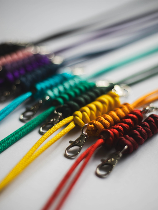 Pop of Colour Lanyard
